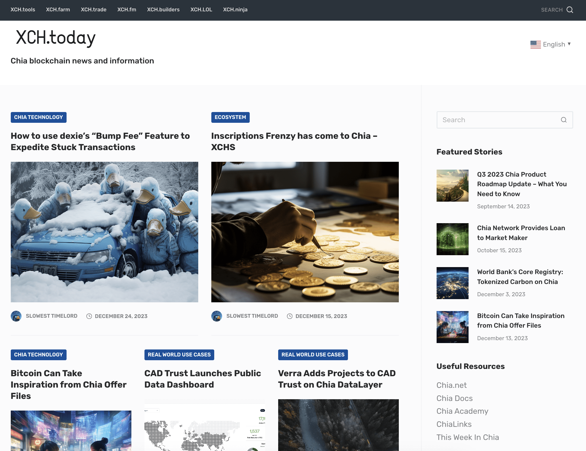 XCH.today - Chia blockchain news and updates